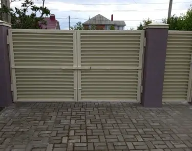 Распашные ворота с автоматикой в Коломне под ключ
