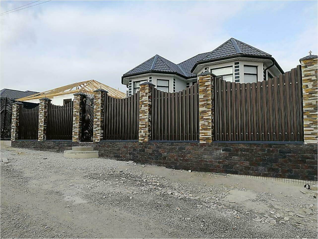 забор из штакетника 110м фото3 в Коломне