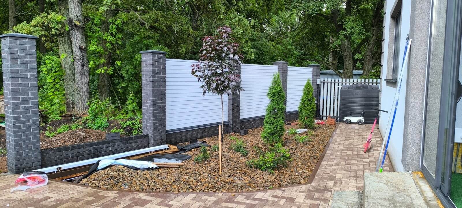 Забор-жалюзи из ламелей Хай-Тек 54м RAL9003 Белый фото 3 в Коломне